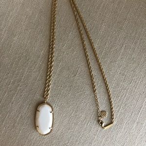 White Kendra Scott Rae Necklace